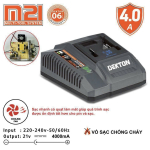 Đế sạc nhanh 4.0Ah Dekton M21-S40F 