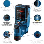 Máy dò đa năng 200mm Bosch D-tect 200 C Professional