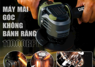 Cấu tạo máy mài góc không bánh răng Dekton Brusless nguyên lý ? 