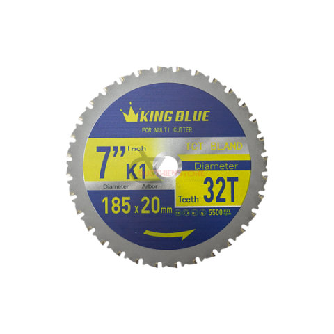 Lưỡi cắt sắt hợp kim 180mm Kingblue K1-185x32T New