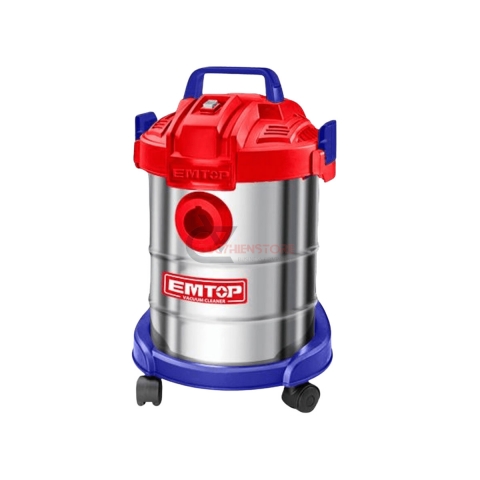 Máy hút bụi 12 lít công nghiệp Emtop EVCR0801 ( khô & ướt )
