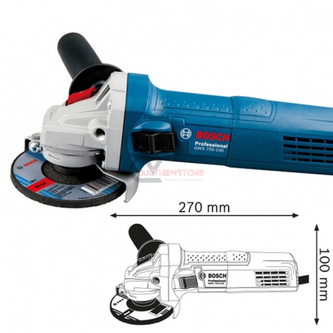 Máy mài góc 100mm Bosch GWS 750-100 750W
