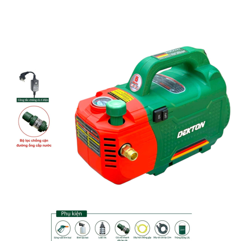 Máy xịt rửa xe áp cao 2950W Dekton DK-CWR2951 có chỉnh áp