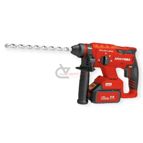 Máy khoan bê tông Pin 21V Amaxtools A3CN2601-SM 3 chức năng