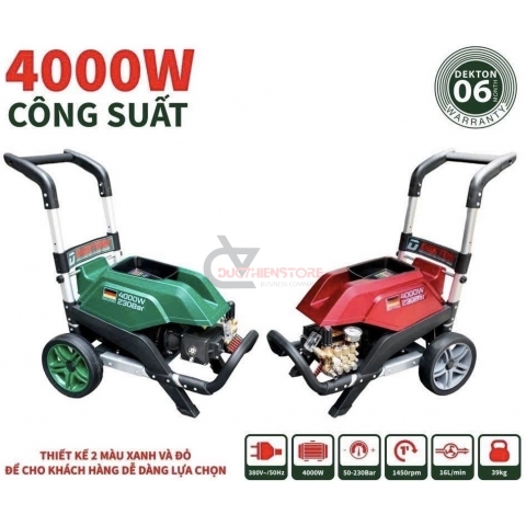 Máy Rửa Xe Công Nghiệp Dekton DK-HPW4000 ( điện 3 Pha )