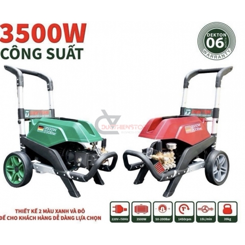 Máy Rửa Xe Chuyên Nghiệp Dekton DK-HPW3500W 