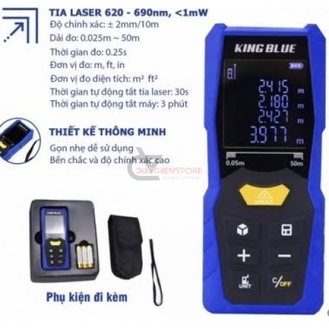Thước đo khoảng cách Kingblue KNZ-50X ( 50m Tia Đỏ )