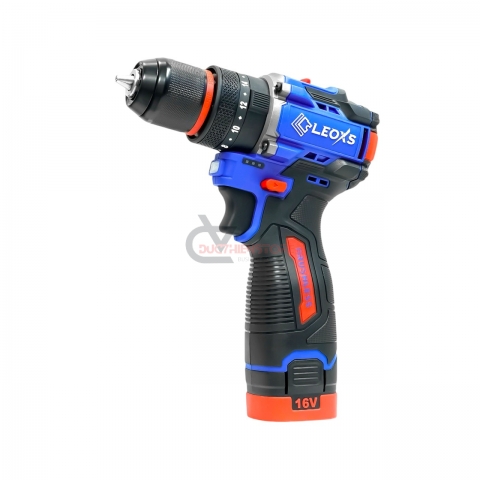 Combo máy khoan pin 16V LEOxs LXS16-ID1060BL 10mm