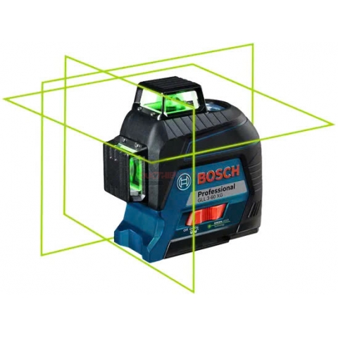 Máy cân bằng Laser Bosch GLL 3-60 XG Professional 3 x 360⁰ Green