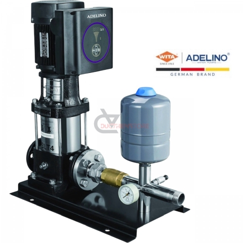 Bơm tăng áp biến tần trục đứng 2.2Kw Adelino BVTE16-2 ( 1 pha 3.0Hp )