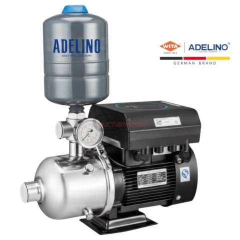 Bơm tăng áp biến tần 2.2Kw Adelino AWEB8-5 inverter ( 1 pha  3.0Hp )