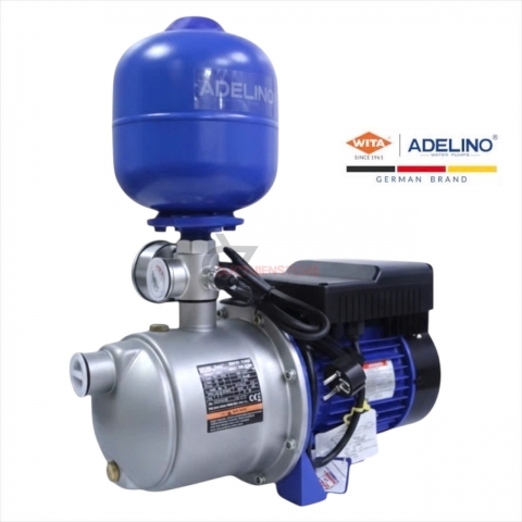 Bơm tăng áp biến tần 750W Adelino HS404E inverter ( 1 pha 1.0Hp )