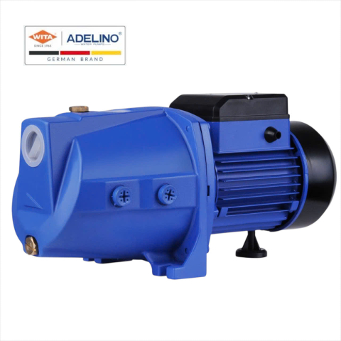 Bơm nước đẩy cao 40m Adelino AJ75-C ( 1 pha 750W )
