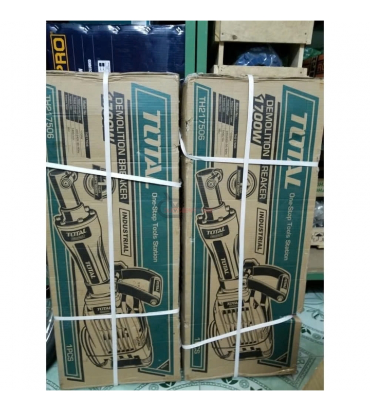 Máy đục bê tông 30 ly Total TH217506 ( 1700W  50J )