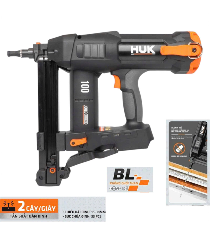 Máy bắn đinh dùng Pin Hukan G3-B38PROMAX Brushless ( chưa Pin & Sạc )