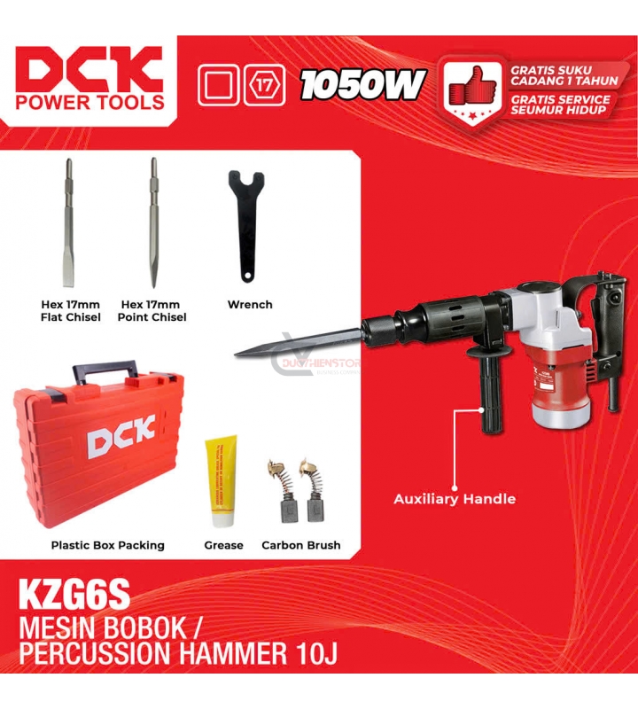 Máy đục bê tông 17mm DCK KZG6S